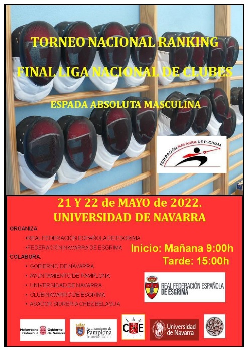 Torneo Nacional Ranking de Espada en Pamplona